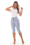 High Waisted Colombian Skinny Jeans Butt Lift 28041