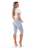 High Waisted Colombian Skinny Jeans Butt Lift 28041