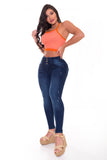Ultra-Flattering Colombian High-Waisted Skinny Jeans with Tummy Control 2273