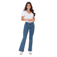 DIAMANTE - LOWLA 212357 - Bum Lift Flare Colombian Jeans