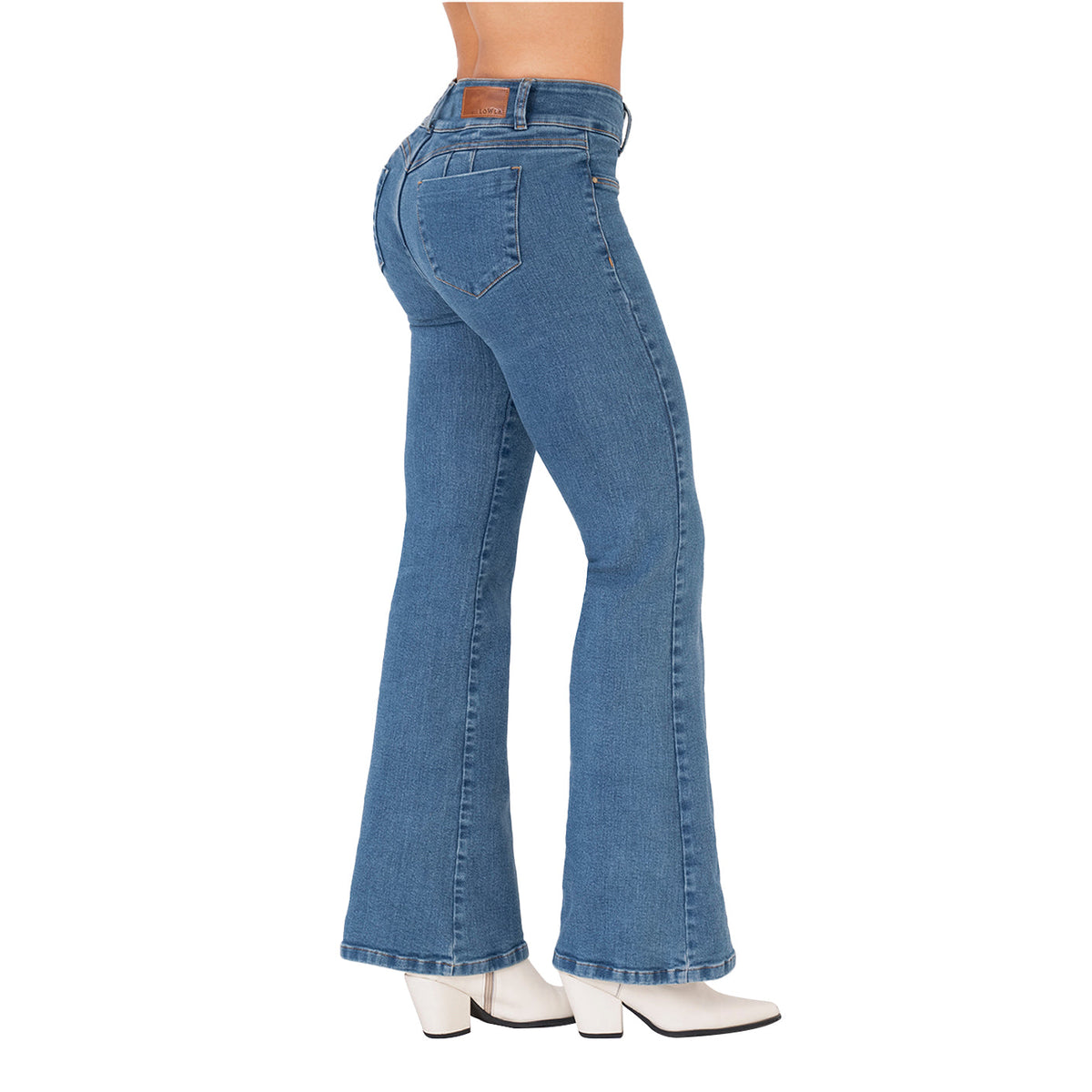 DIAMANTE - LOWLA 212357 - Bum Lift Flare Colombian Jeans