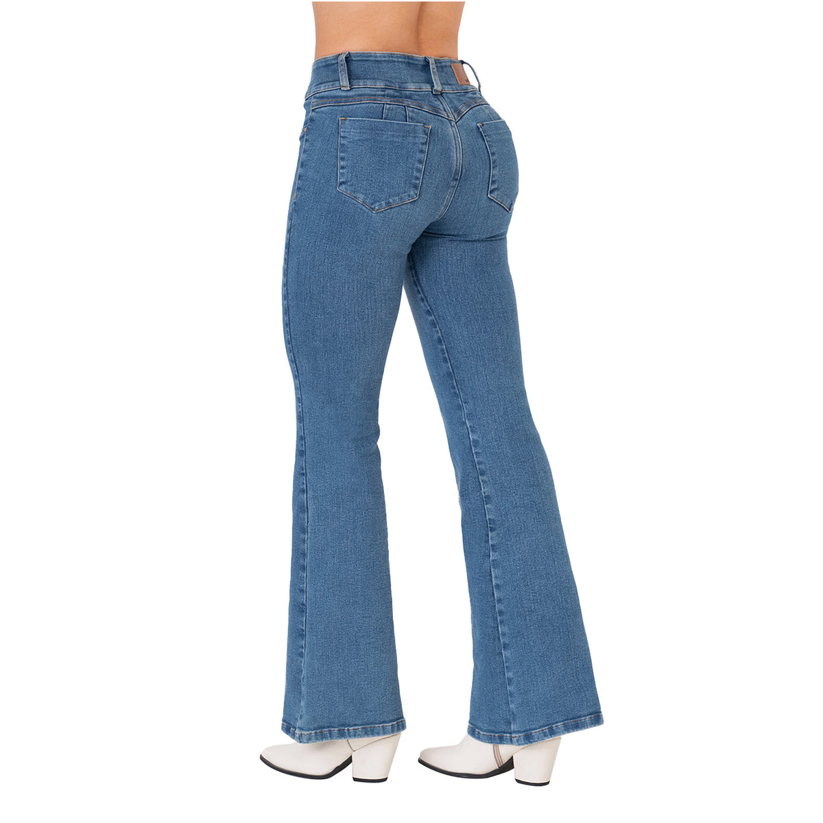 DIAMANTE - LOWLA 212357 - Bum Lift Flare Colombian Jeans