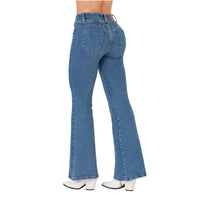DIAMANTE - LOWLA 212357 - Bum Lift Flare Colombian Jeans