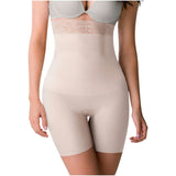 ROMANZA 2050 High Waisted Shorts for Women | Butt Lifter Body Shaper