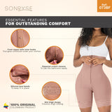SONRYSE 073ZF High Waisted Shapewear Shorts | Daily Use Butt Lifting Garment