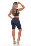 Colombian Butt Lift High Waisted Denim Bermuda Shorts 352