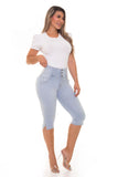 High Waisted Colombian Skinny Jeans Butt Lift 28041