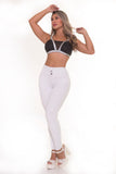 High Waisted Push Up Skinny Jeans with Tummy Control 16016