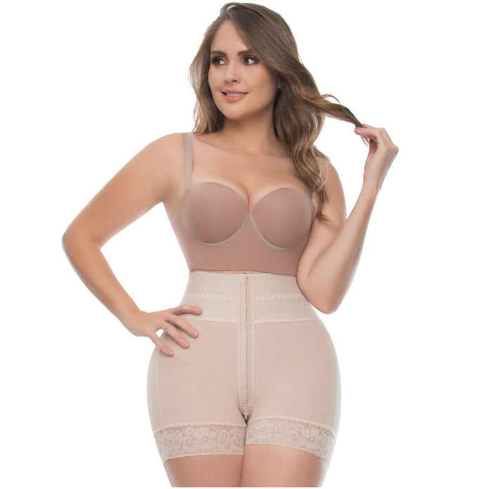 Butt Lifter Tummy Control High Waisted Mid Thigh Shaper Shorts UpLady 6198