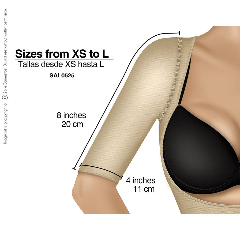 Fajas Salome 0525 Control de barriga Levantador de glúteos Rodilla y poscirugía Body Faja de cuerpo completo para mujeres