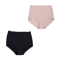 2-Pack Seamless Tummy Control Shapewear Mid Rise Shaping Panties Sonryse SP620NC