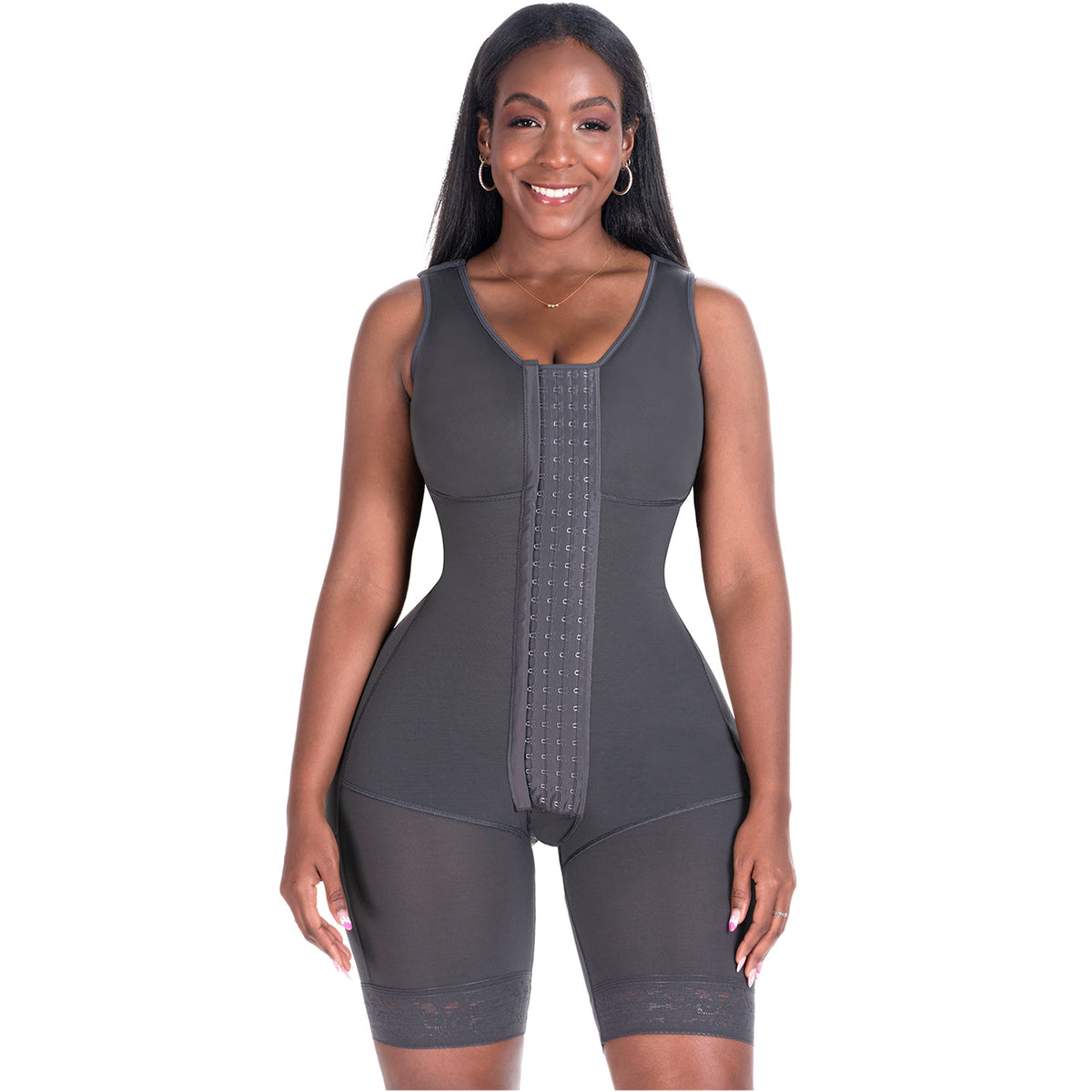 Bling Shapers 553BF Bodysuit with Built-in Bra | Post Surgery & Daily Use