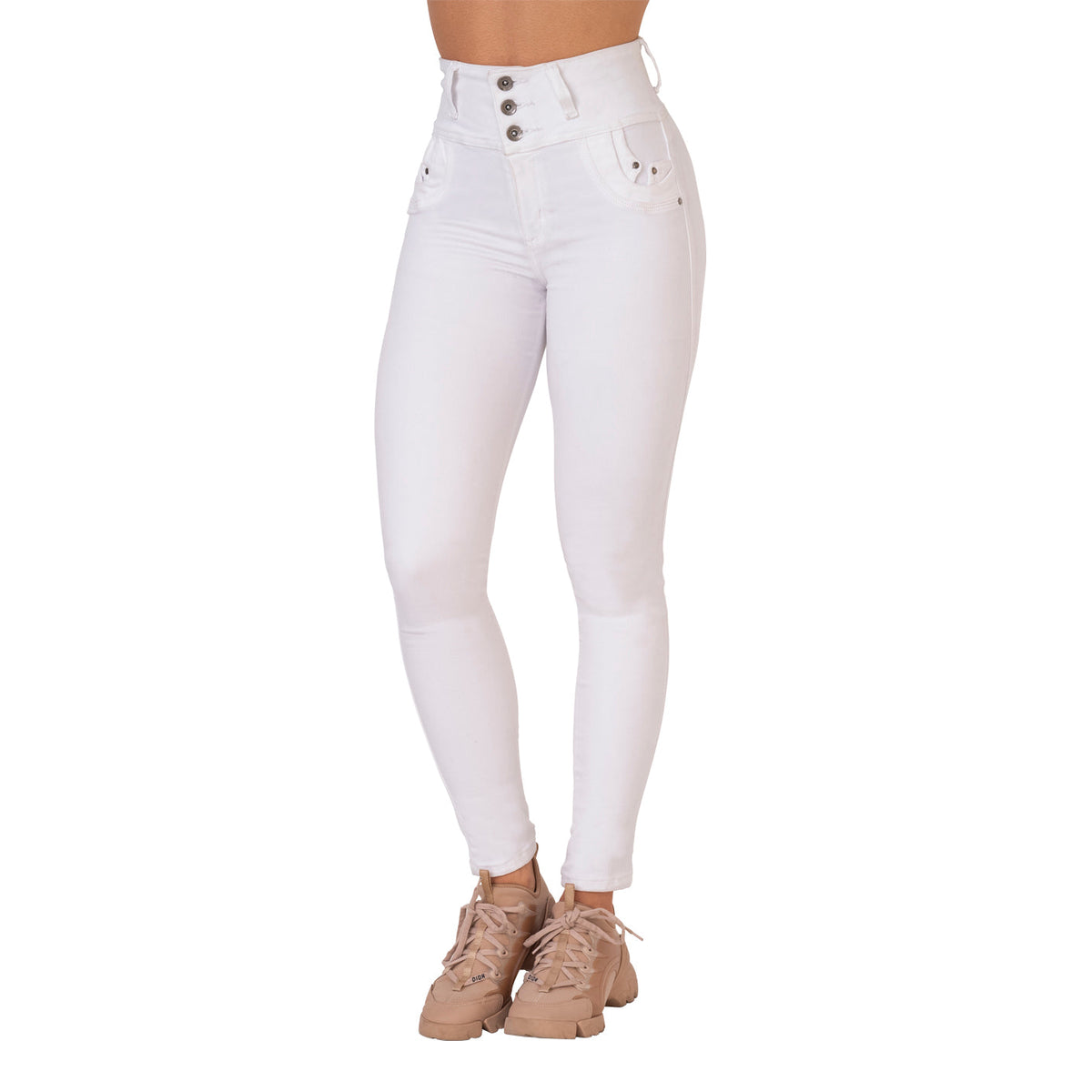 Lowla 242221 High Rise Butt Lifter Skinny Jeans para mujer