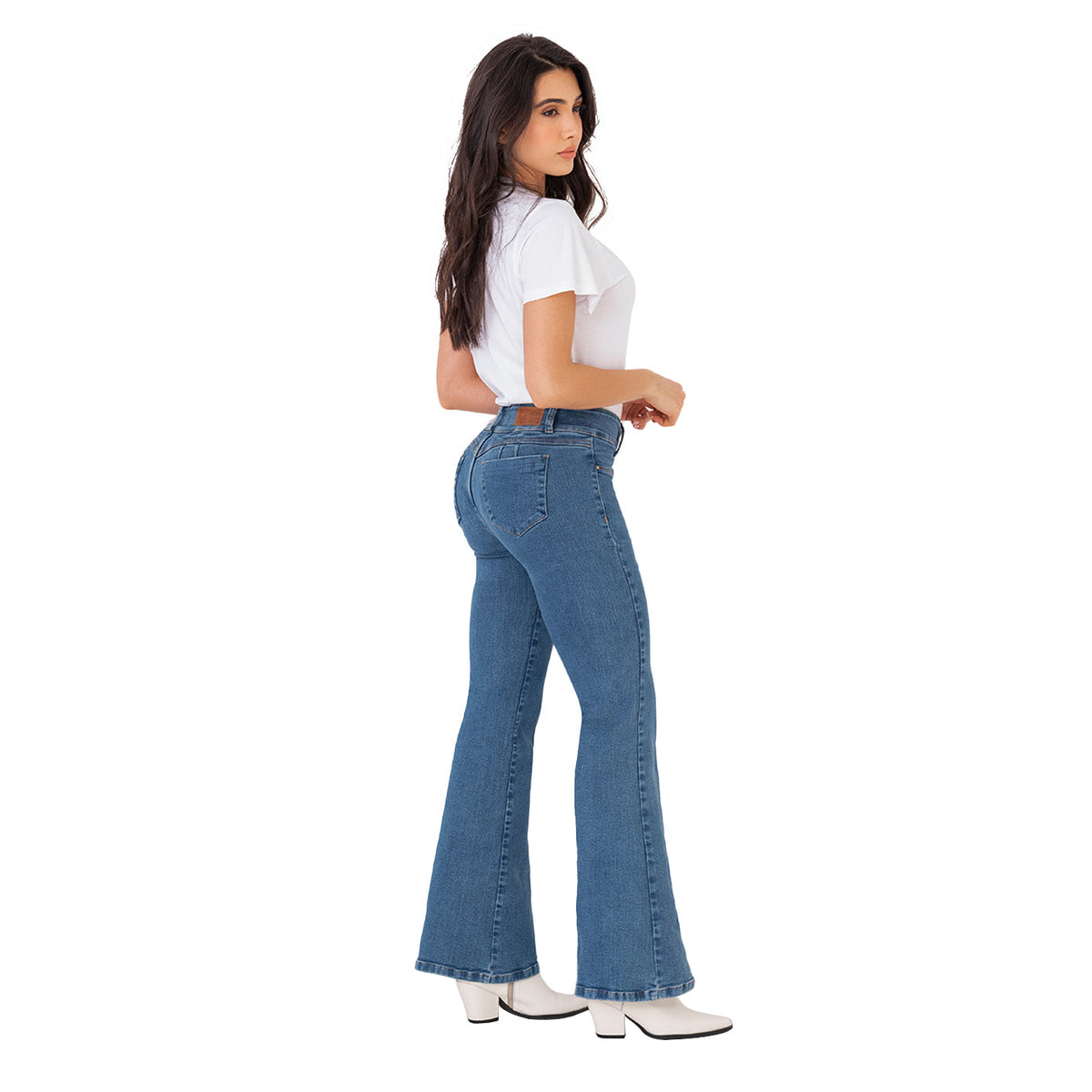 DIAMANTE - LOWLA 212357 - Bum Lift Flare Colombian Jeans