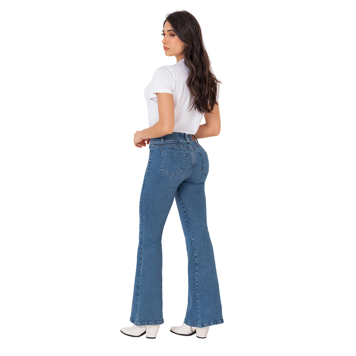 DIAMANTE - LOWLA 212357 - Bum Lift Flare Colombian Jeans