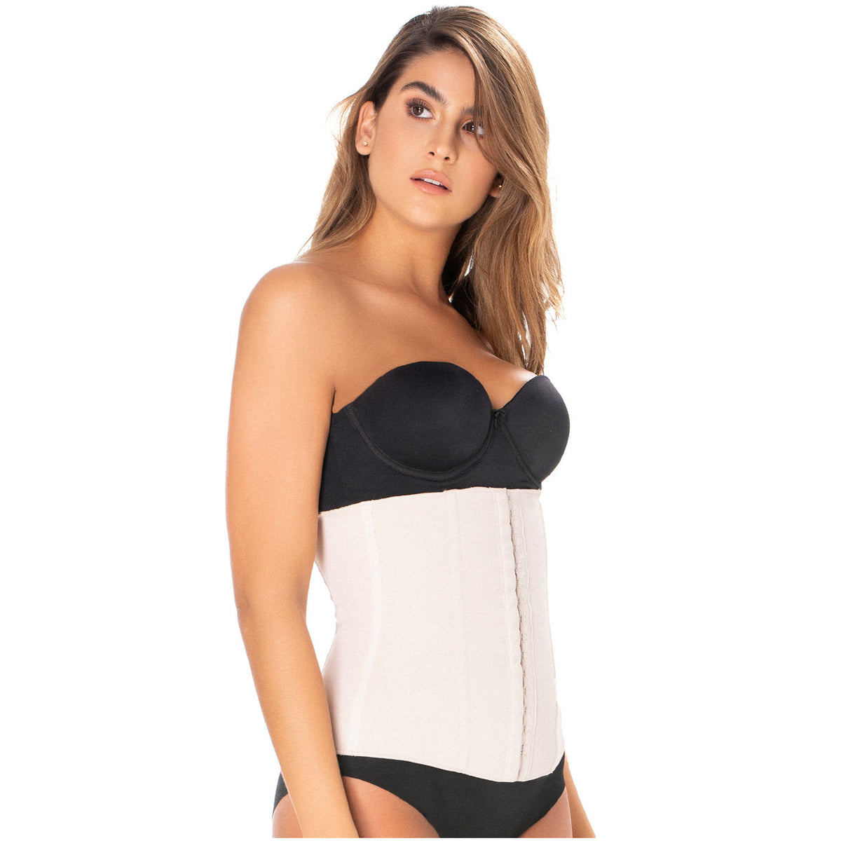 Women's Shapewear Waist Cincher | Open Bust Waist Trainer / Latex Diane & Geordi 002396