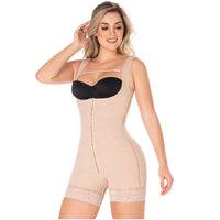 Diane & Geordi 002406 Women's Postpartum Tummy Control Bodysuit  Mid-Thigh Body Shaper for Women