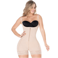 Open Bust Mid Thigh Postpartum Compression Shapewear for Daily Use Powernet Diane & Geordi 2396