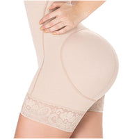 Open Bust Mid Thigh Postpartum Compression Shapewear for Daily Use Powernet Diane & Geordi 2396