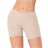 Diane & Geordi 2398 | Seamless Butt Lifting Shaper Shorts | Mid Thigh Extra Firm Shapewear for Women