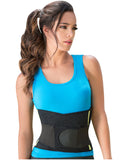 ROMANZA 2499 Womens Waist Trainer Cincher | Workout Body Shaper | Latex