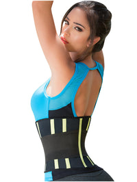 ROMANZA 2499 Womens Waist Trainer Cincher | Workout Body Shaper | Latex