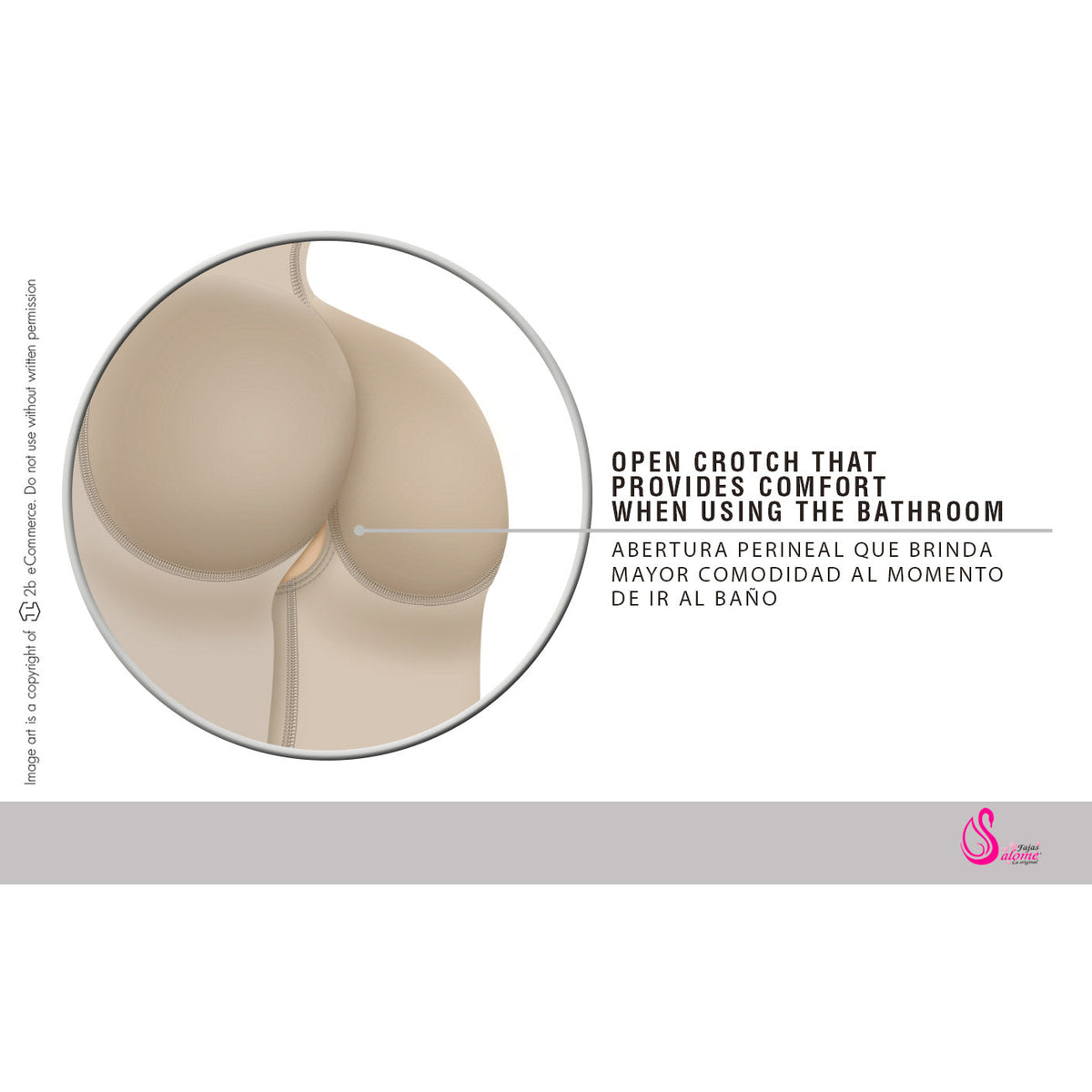 Fajas Salome 0525 Control de barriga Levantador de glúteos Rodilla y poscirugía Body Faja de cuerpo completo para mujeres