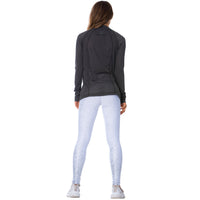 See-Through Gray Sports Jacket for WomenFLEXMEE 980010