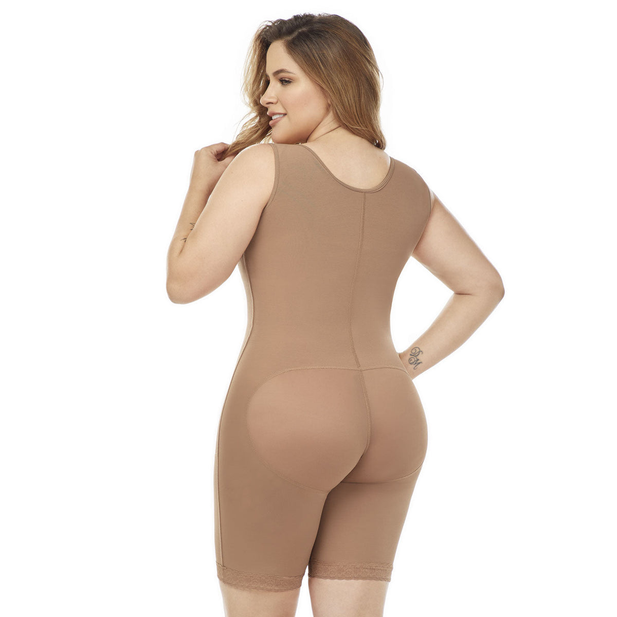 Fajas MariaE FQ100 Post Surgery Body Shaper For Women Open Bust & Front Closure