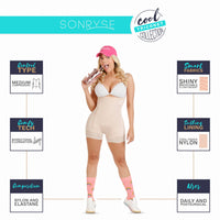 SONRYSE TR73ZF | Shorts moldeadores de talle alto para levantamiento de glúteos para mujer | Uso diario