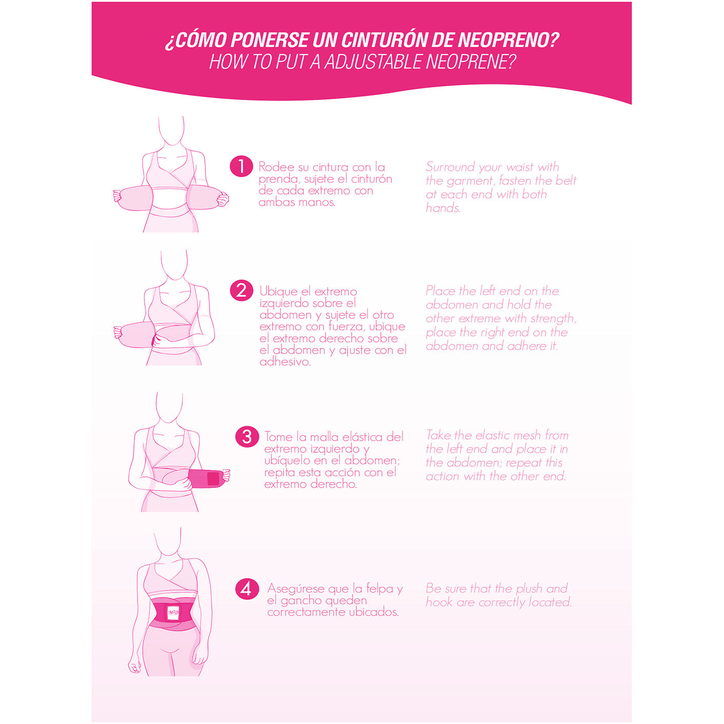 Fajas MYD 0152 Neoprene Waist Trimmer Trainer Workout Gym Belt