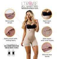 LT.Rose 21111 | Open Bust Butt Lifting Colombian Shapewear for Women