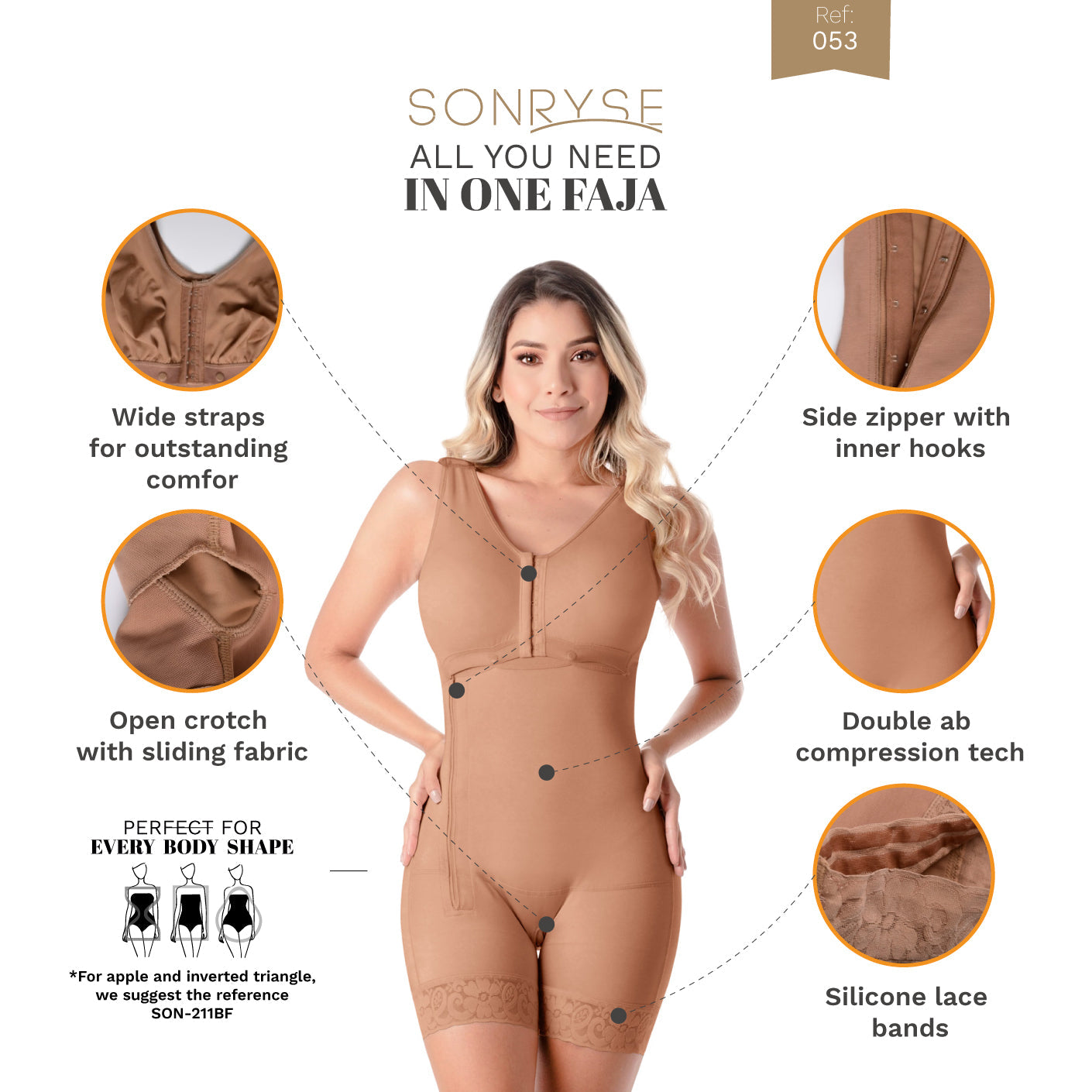SONRYSE 053 Postpartum and Post Surgery girdle | Powernet