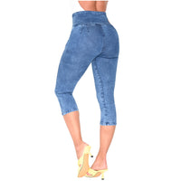 AVENTURINA - LOWLA 239257 - Capri Butt Lifter Skinny Jeans