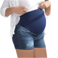 ÁMBAR - Lowla 0829 - Maternity Denim Shorts