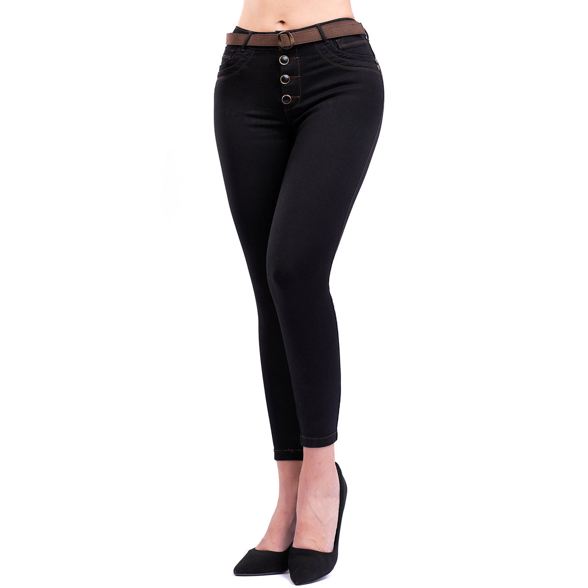 LT. Rose 1493 Skinny Colombiano Jeans Levanta Cola Mujer