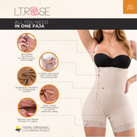 LT.Rose 21111 | Open Bust Butt Lifting Colombian Shapewear for Women