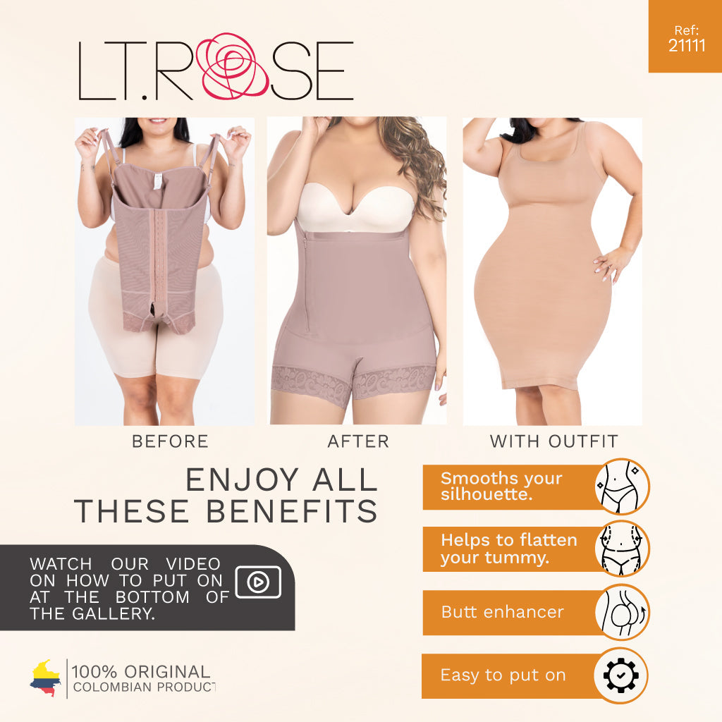 LT.Rose 21111 | Open Bust Butt Lifting Colombian Shapewear for Women