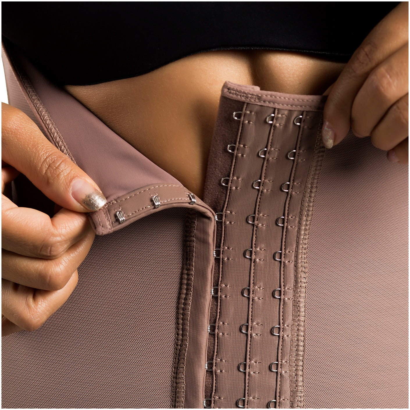 LT.Rose 21113 Open Bust Mid Thighs Butt-Lifting Girdle with Adjustable Straps | Everyday Use