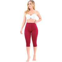 LT.Rose 21993 Butt-lifting Compression Capris Push Up Pants for women