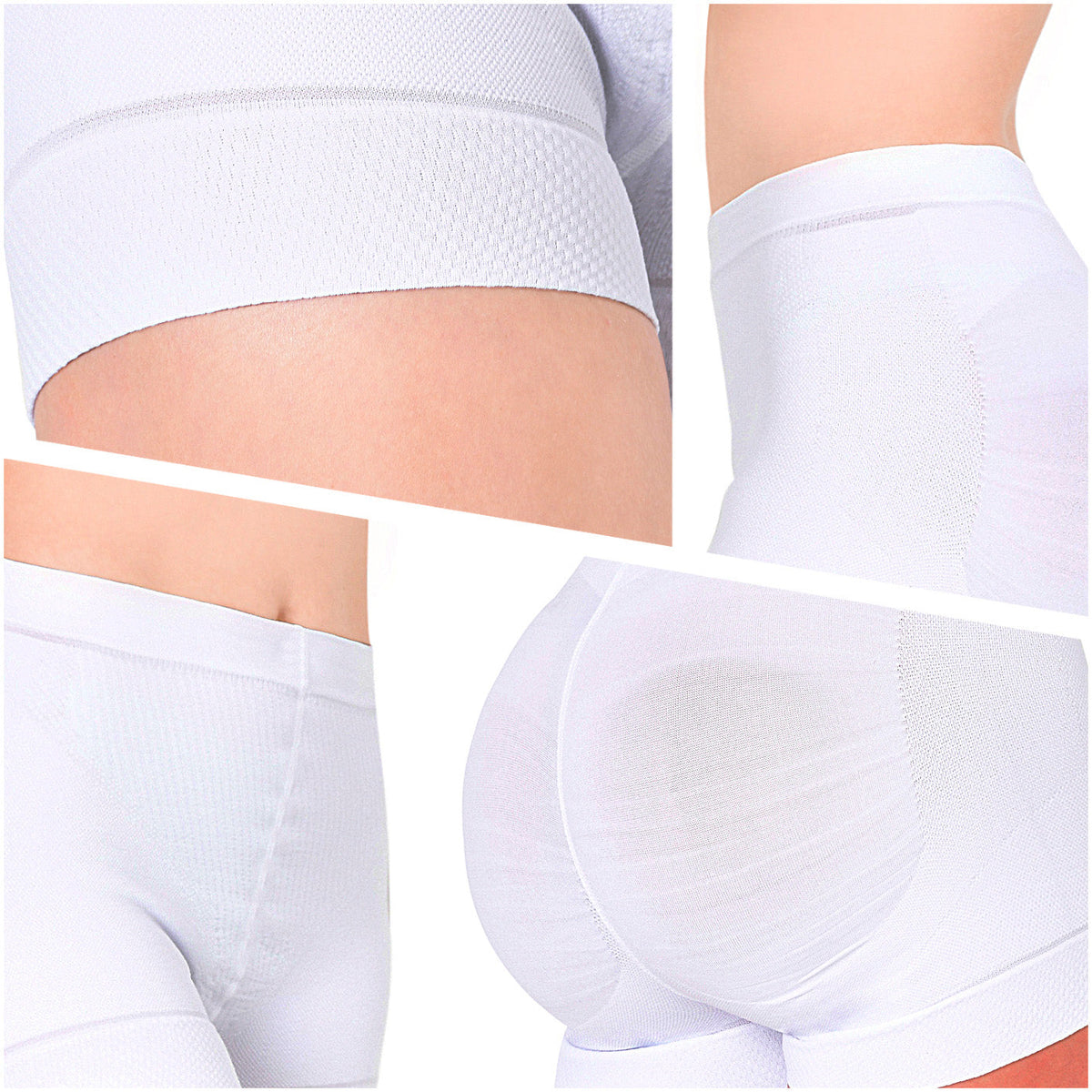 LT.Rose 21996 Pantalones cortos moldeadores de cintura alta para levantamiento de glúteos Mediados de muslo Shapewar