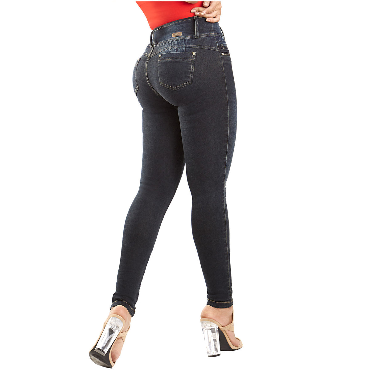 LT.Rose CS3B04 | Colombian Mid-Rise Butt Lifter Skinny Jeans For Women