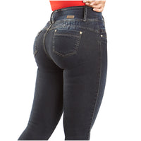 LT.Rose CS3B04 | Colombian Mid-Rise Butt Lifter Skinny Jeans For Women