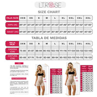 LT.Rose 21121 Colombian Butt Lifting Mid Thigh Shapewear Body para mujer