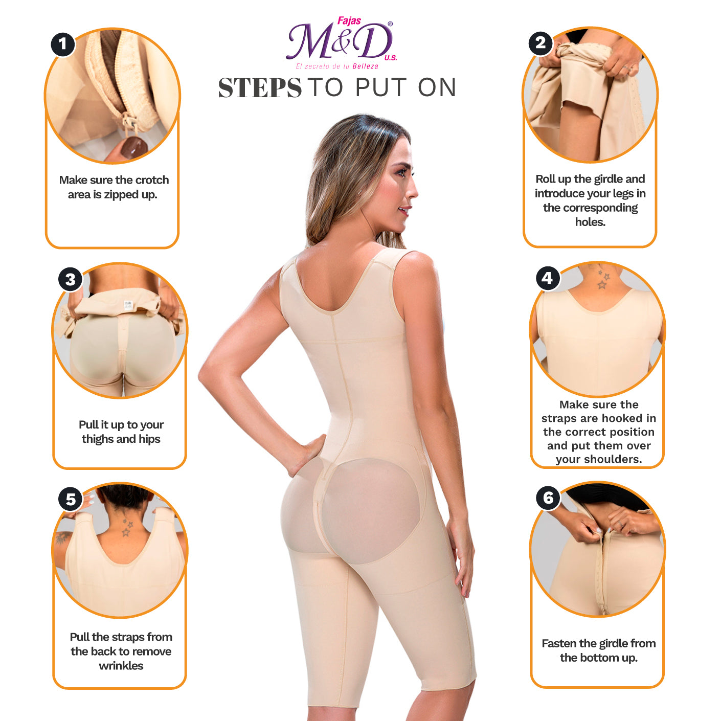 Fajas MYD 0879  Post-Surgical Full Body Shaper for Wome