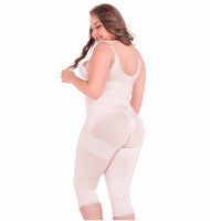 Fajas MariaE 9702 | Postsurgical Full Body Shaper for Women | Open Bust with Front Closure