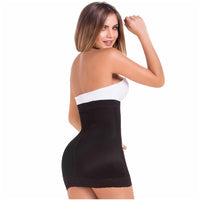 Fajas MariaE FU112 | Vestido camisero moldeador para mujer | Mejora de abdomen y caderas