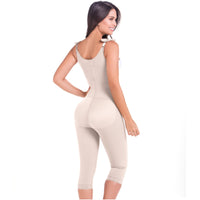 Fajas MariaE 9442 Capri Full Body Shaper for Women | Butt Lifter & Tummy Control Post Surgery