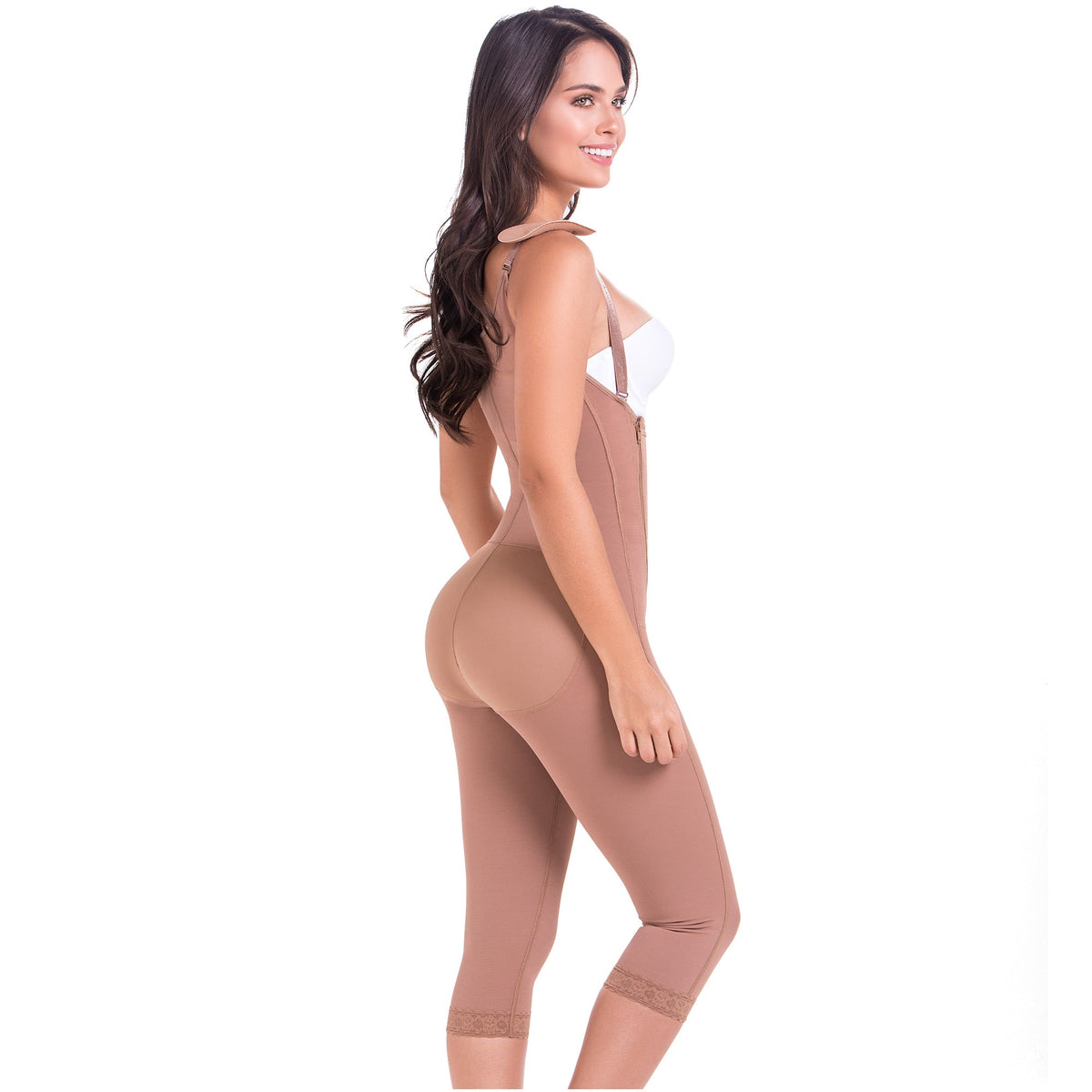 Fajas MariaE 9442 Capri Moldeador de Cuerpo Completo para Mujer | Levantamiento de glúteos y control de barriga después de la cirugía