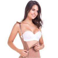 Fajas MariaE 9442 Capri Moldeador de Cuerpo Completo para Mujer | Levantamiento de glúteos y control de barriga después de la cirugía